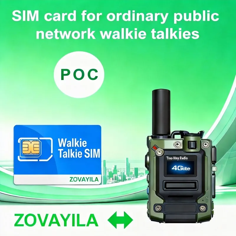 Carte SIM globale pour talkie-walkie PTT, sans contrat, 1 Go/360 jours, 4G LTE IoT SIM pour radios POC PTT (K300, etc.)