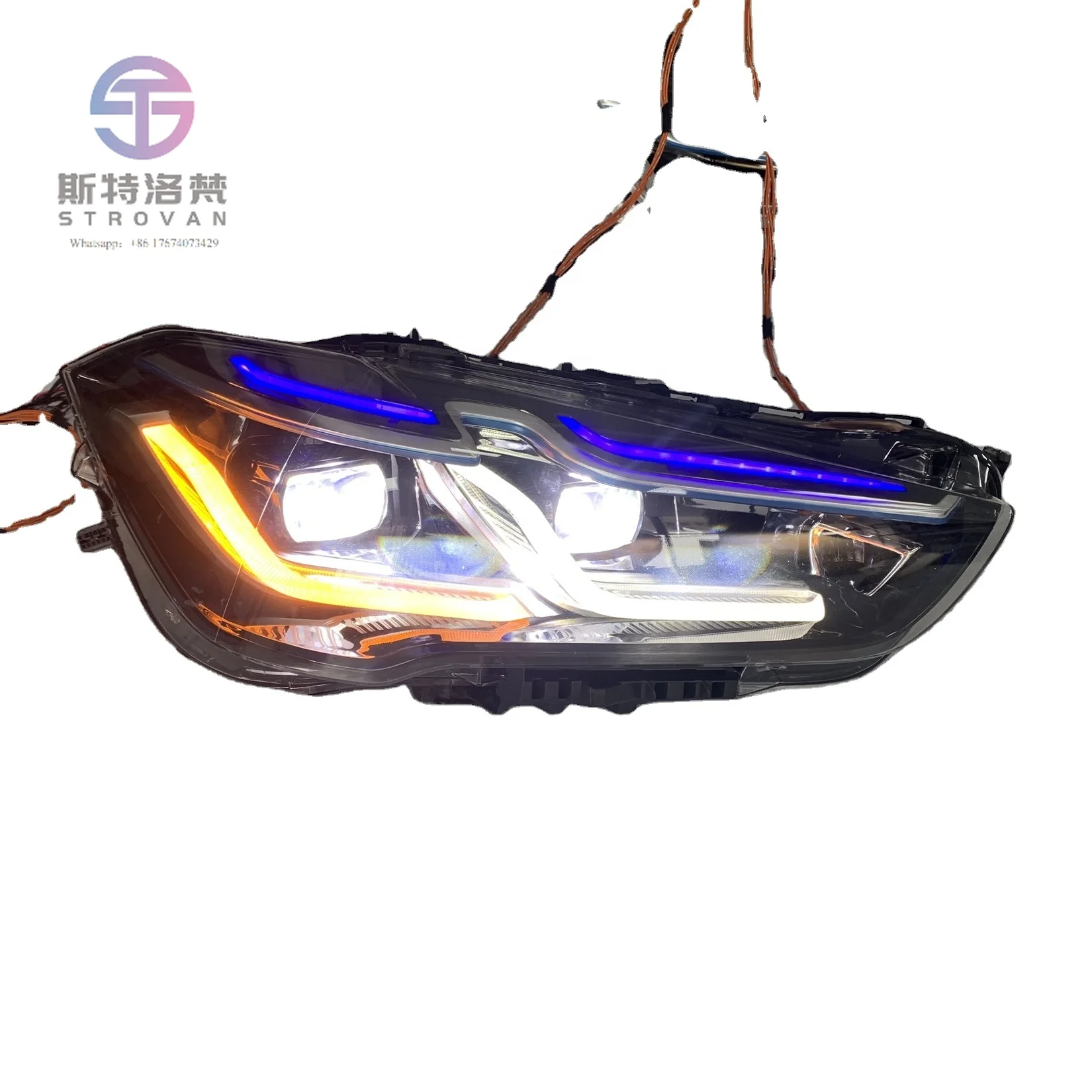 

Лазерные фары F48 подходят для галогенной грижевой лампы X1 F48 F49, обновление модных синих лазерных фар