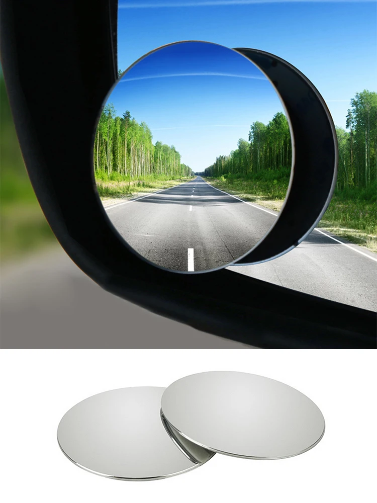 

HD Blind Spot Mirror Car Wide Angle Mirror 360 Degree Adjustable Reverse Vehicle Parking Driving Safety Rear view Convex Mirrors