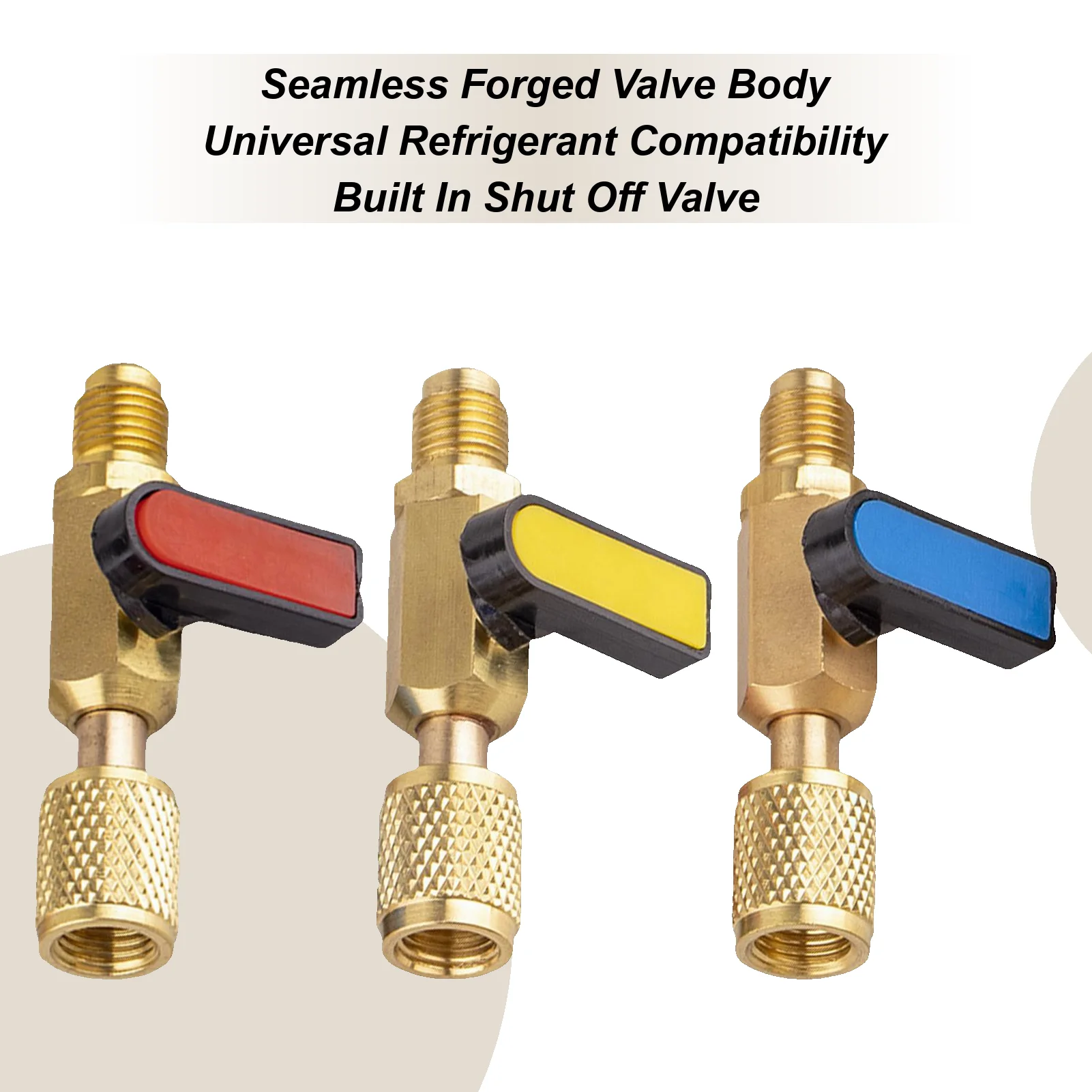 

Air Condition R22 Refrigerant Tube Brass Connect Fittings Air Condition Valve Connection Hose Refrigeration Tool R410a Adapter