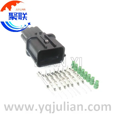 Auto 8pin plug HP281-08020 HP291-08100 wiring cable connetor with terminals and seals