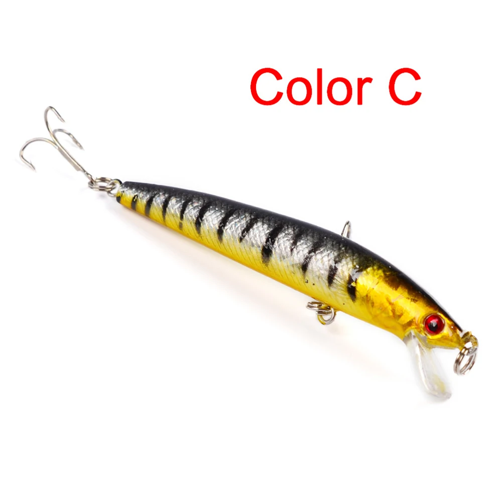 

10 Pcs Fishing Lures Freshwater Bass Baits Plastic Bait for Carp Saltwater Baits Reusable Long Term Vivid Life Fish