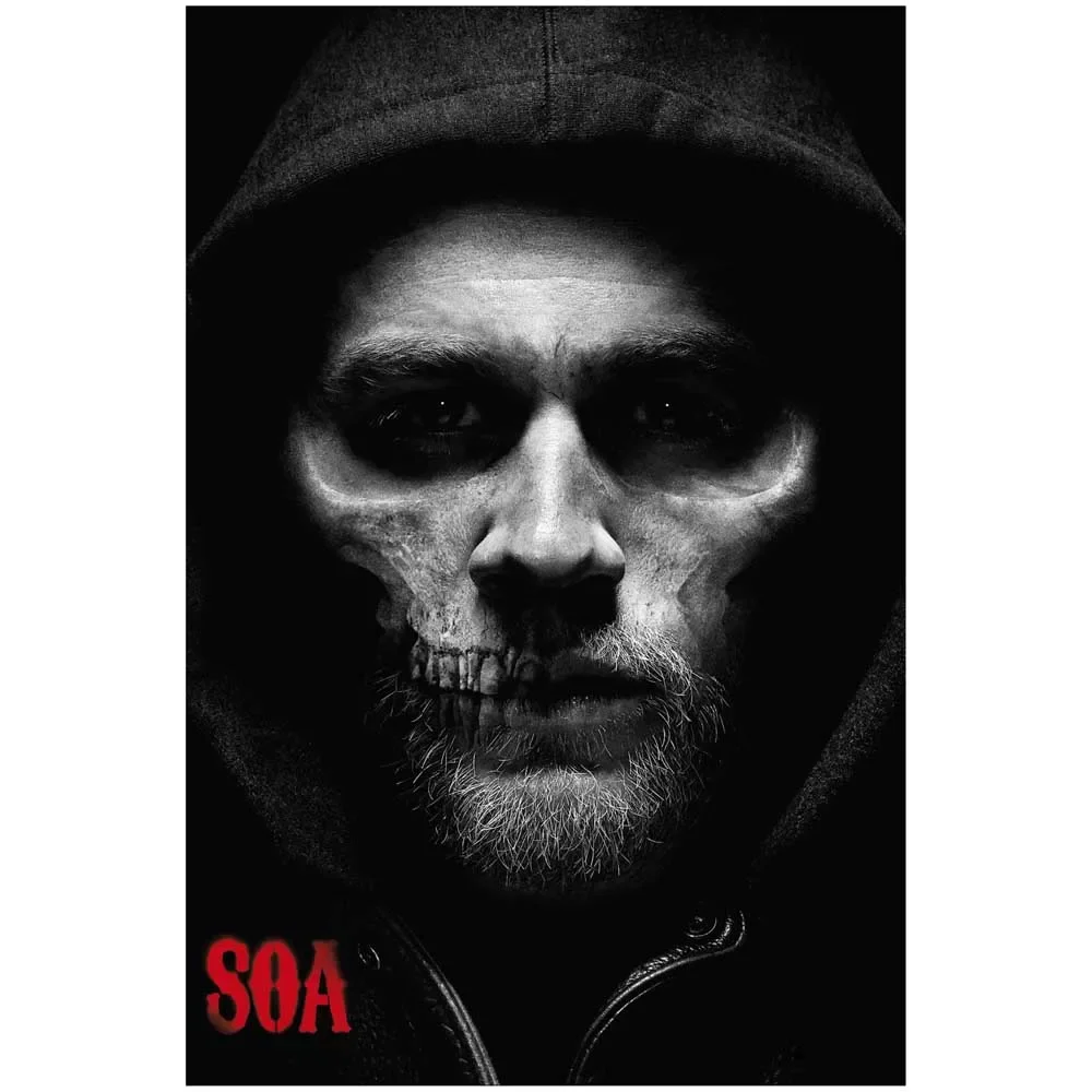 Sons of Anarchy Biker Crime Drama TV Series Wall Art Canvas HD Prints Posters Paintings for Living Room Home Decor Pictures