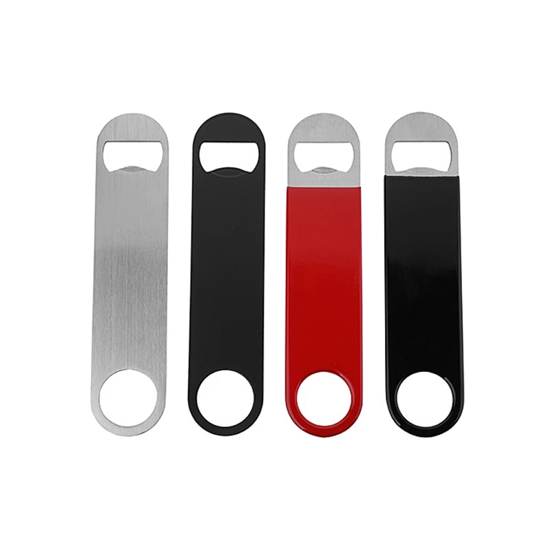 Mini Durable Remover Bar Blade Kitchen Tool Beer Bottle Opener Stainless Steel Flat Speed Bottle Cap Opener Cocina Home