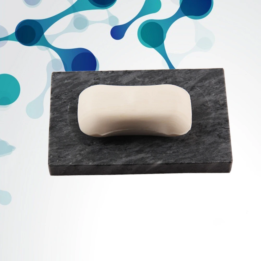 

Marble Box Creative Soap Dish Minimalist Easy Clean Draining Function Bathroom Accessories Decorative Soap Holder For