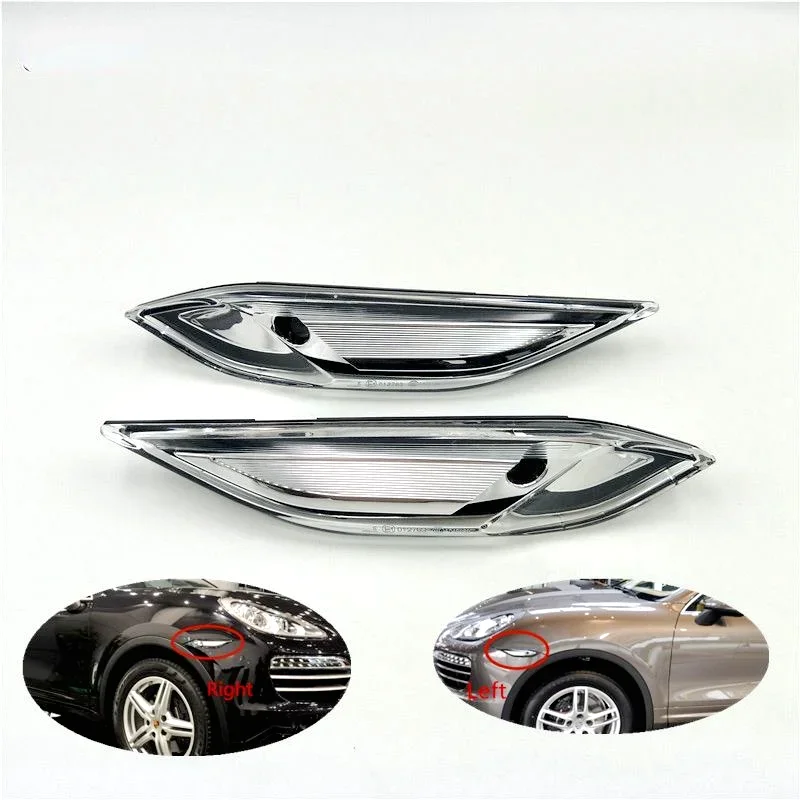 

White Color Front Side Fender Marker Light For Porsche Cayenne 2011 2012 2013 2014 Turn Signal Led Lamp