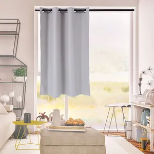 High Precision Blackout Curtains for Bedroom Living Room Decor Simple Style Polyester Window Drape Sun Blocking Light Filtering