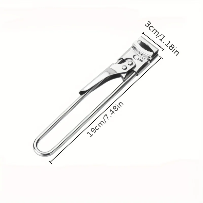 Stainless Steel Adjustable Jar Lid Opener Labor Saving Multifunctional Screw Cap Remover Kitchen Opening Tools ﻿