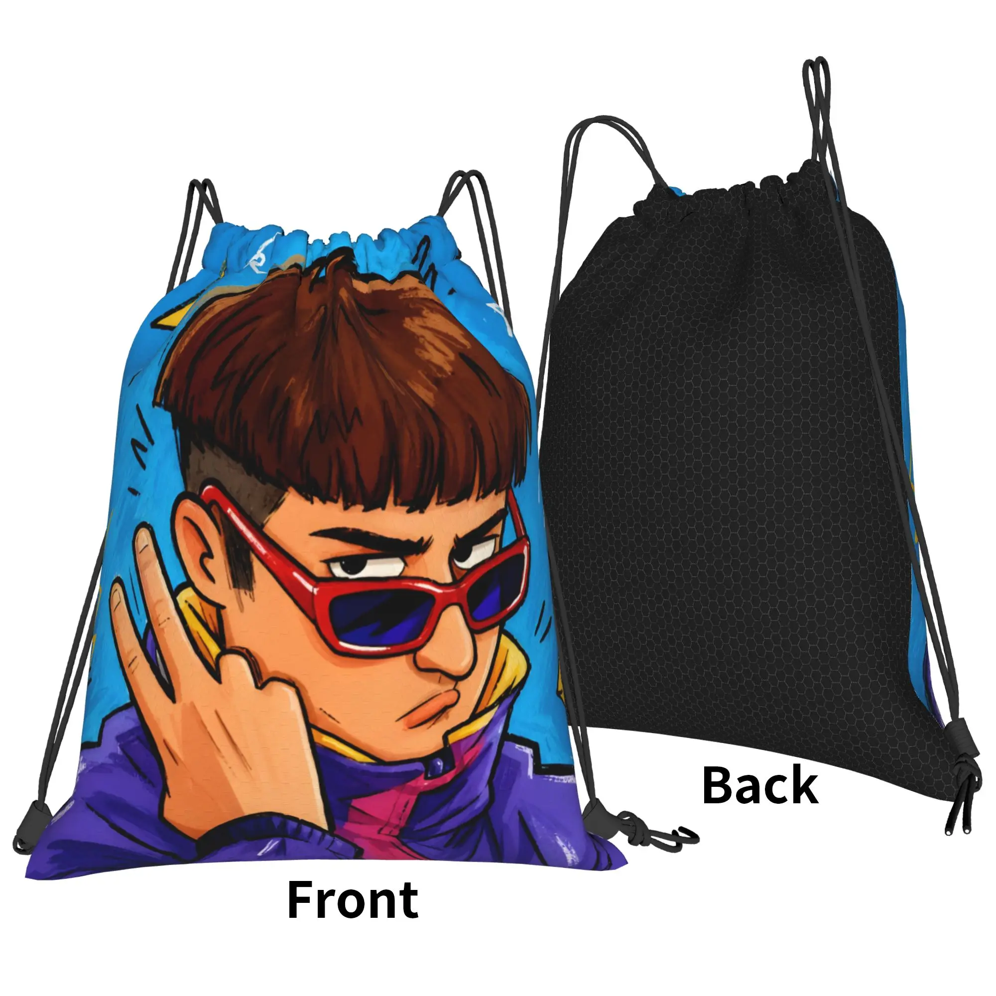 Oliver tree Drawstring Bag  Outdoor Beach Women BackpacksFoldable Funny Sackpack String Bags