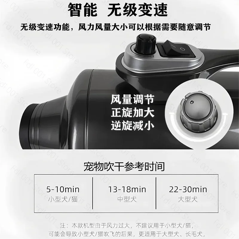 High-Power Dog Hair Dryer for Large Dogs Pet Drying And Blowing Dual Motor Water Dryer