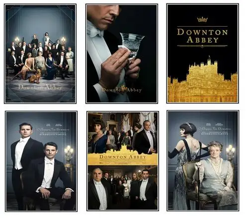 Downton Abbey Movie Print Art Canvas Poster For Living Room Decor Home Wall Picture