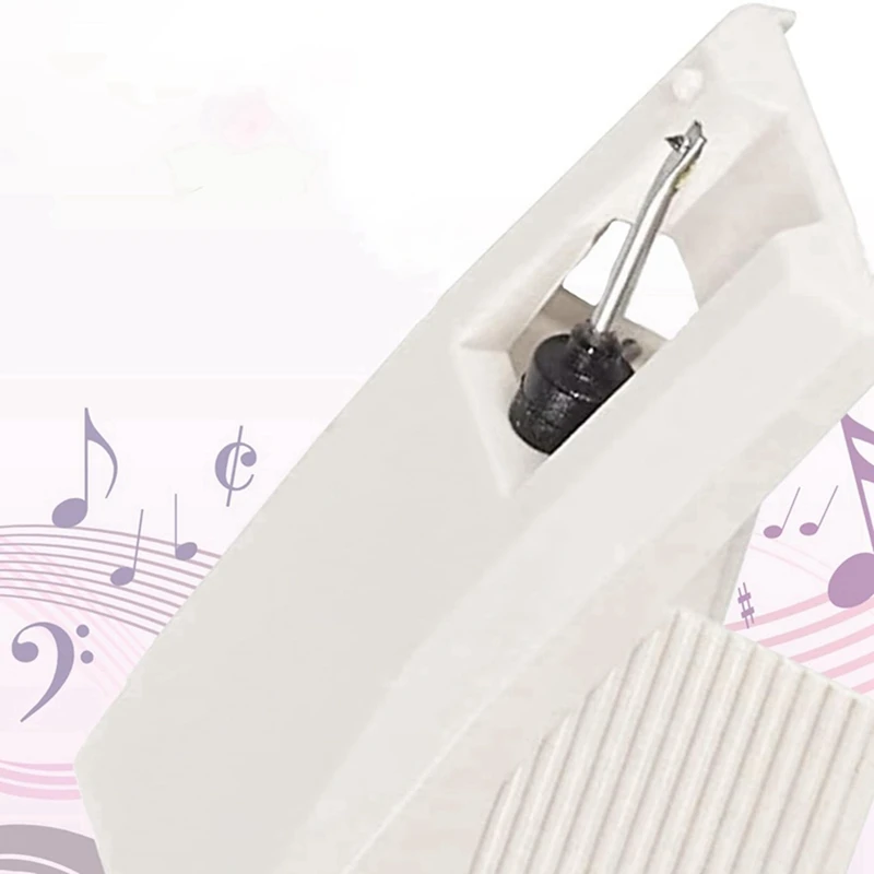 New-2X ATN85EP Replacement Stylus For AT85EP Compatible For Audio-Technica ATN85EP Elliptical Turntable Stylus For AT301EP