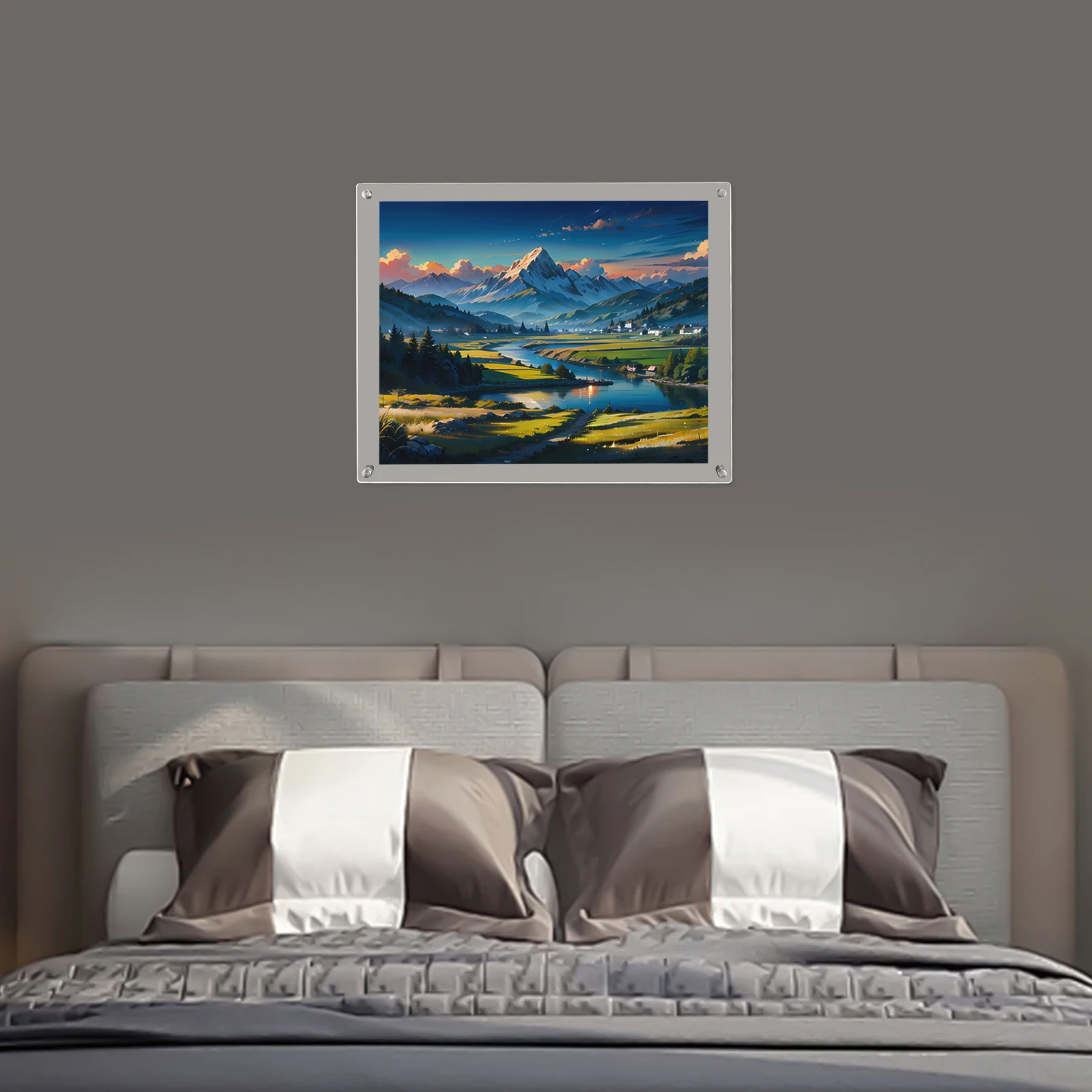

Acrylic Picture Frame, 20*16In, High Transparency, Shatterproof, Wall-Mounted, For Home, Office, Display Photos, Ads