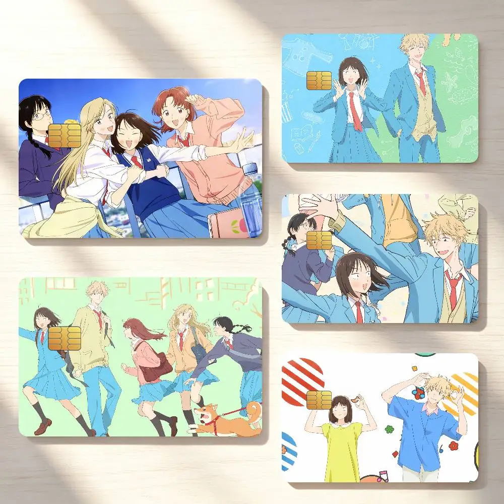 Classic Anime S-Skip and L-Loafer Credit Card Skin Stickers For Bank Bus Metro Cards Waterproof Anti-Scratch Gift 4PCS