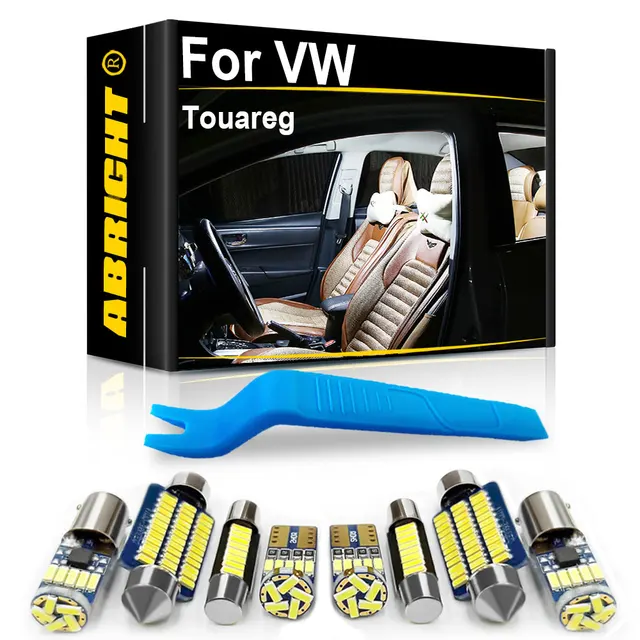 Samochodowe oświetlenie wewnętrzne LED Canbus do Volkswagen VW Touareg 7L 7P 2003 2004 2005 2006 2007 2008 2011 2013 2015 2017 2018 Akcesoria