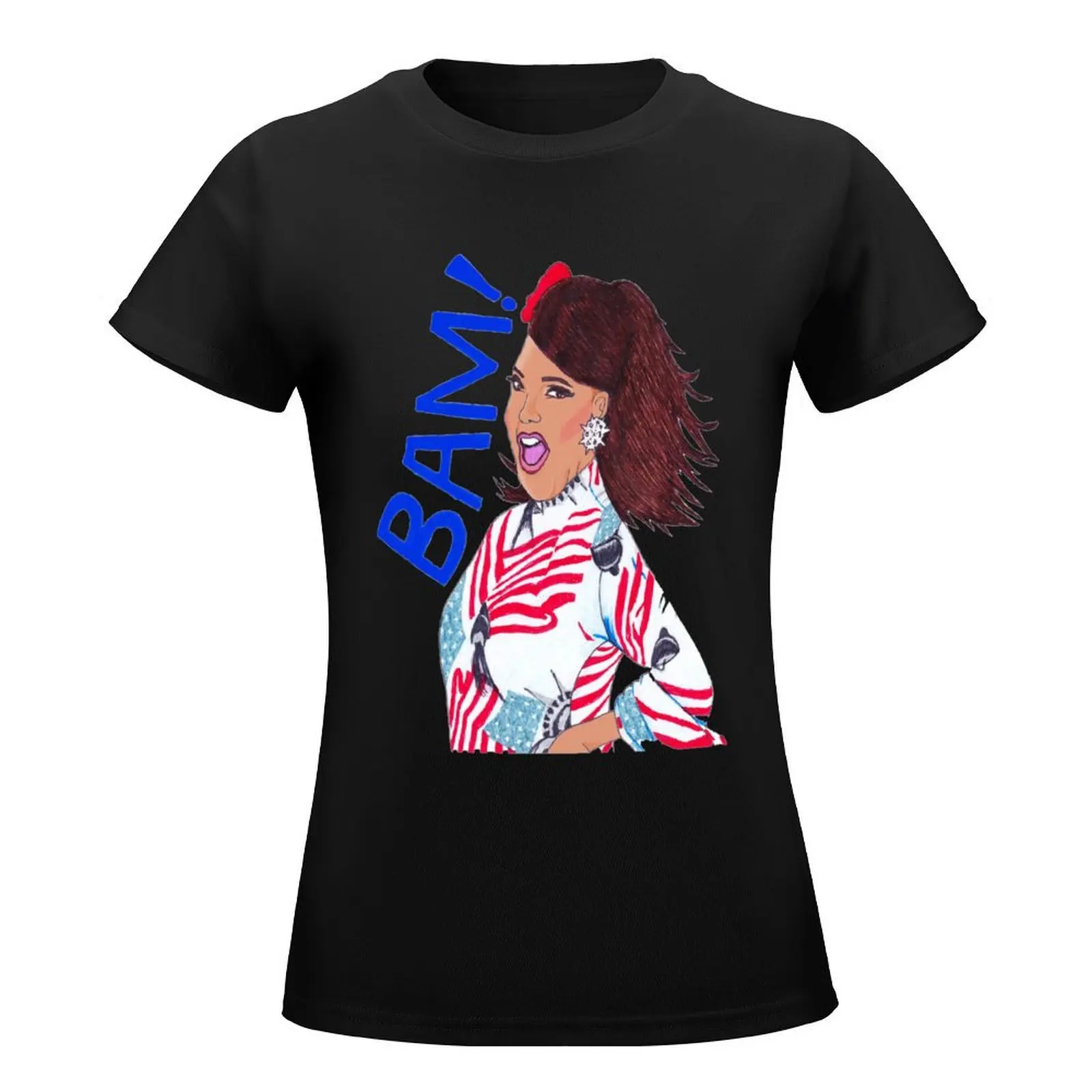 Alexis Mateo BAM! T-Shirt hippie clothes plus size tops cute clothes Blouse Women t shirt