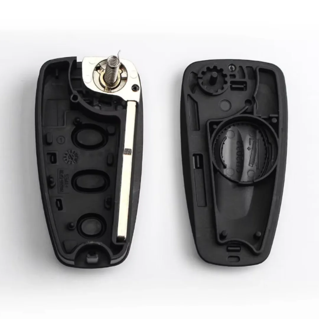 1PCS For Ford Focus Mk1 Mondeo Transit Connect FO21 Key Uncut Blade 3 Buttons Filp Remote Car Key Case Shell With Sticker