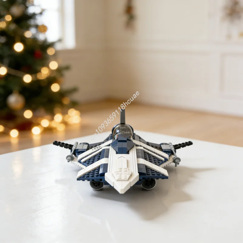 

787 деталей MOC Star Battle UCS Azure Angel Anakin S Custom Delta 7, конструктор, развивающая игрушка, подарок на Рождество