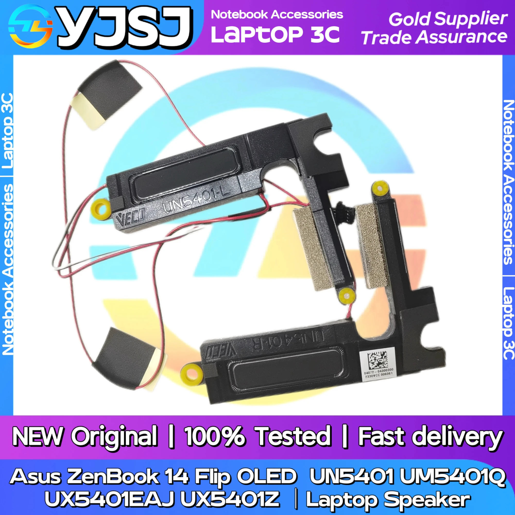 

New Original Laptop Notebook Audio Speaker For Asus ZenBook 14 Flip OLED UN5401 UM5401Q UX5401EAJ UX5401Z Built in horn audio