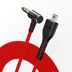 OFC Replacement Nylon Braided Cable Extension Cord for SteelSeries Arctis 3 5 7 Pro Wired Wireless Gaming Headphones Headsets
