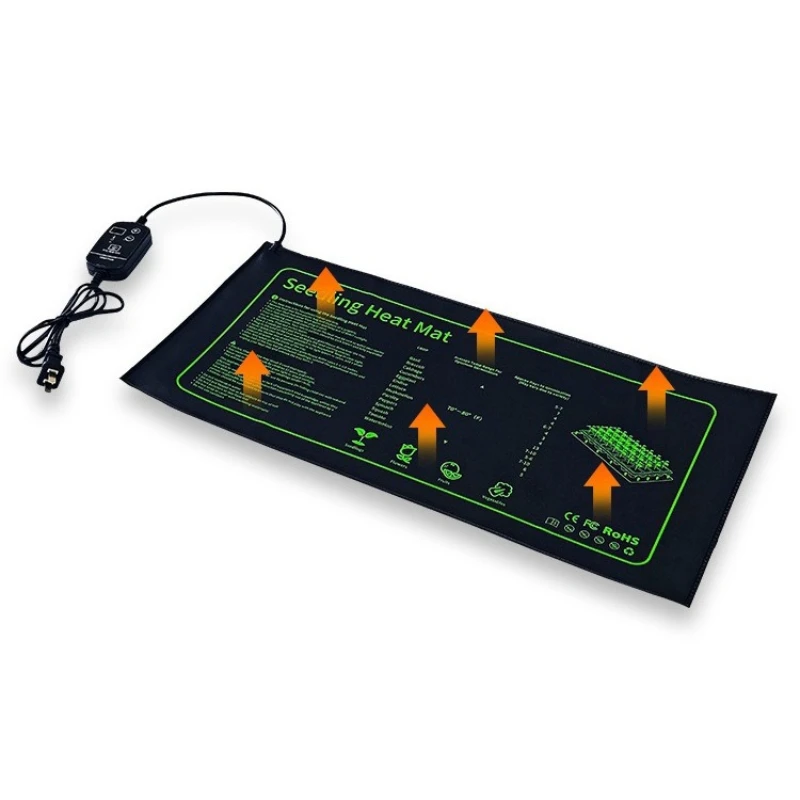 

Грелка с цифровым контролем температуры для рассады, грелка для рептилий, растений, аквариума, нагревательный коврик, водонепроницаемый термоковрик, термостат для виварий