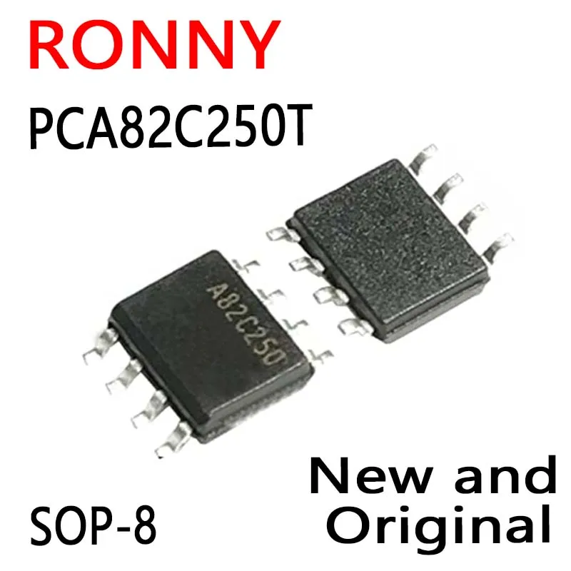 20PCS New and Original PCA82C250 SOP-8 A82C250 PCA82C250T