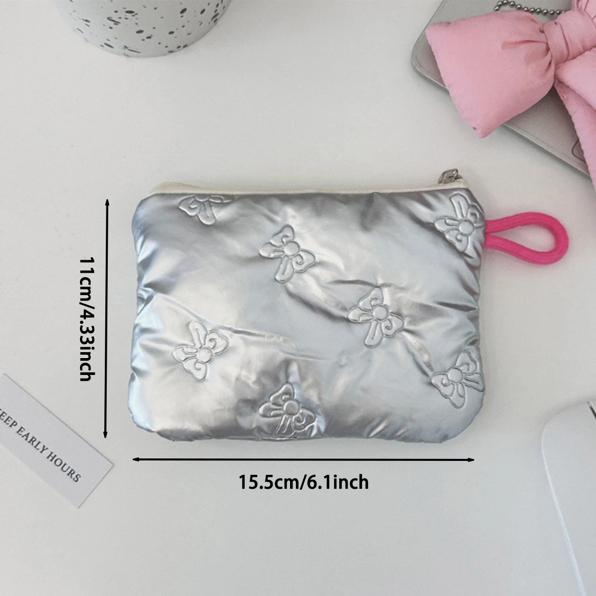 Bow Pattern Coin Purses Silver - огляд і ціна Women'S Bags At M&S