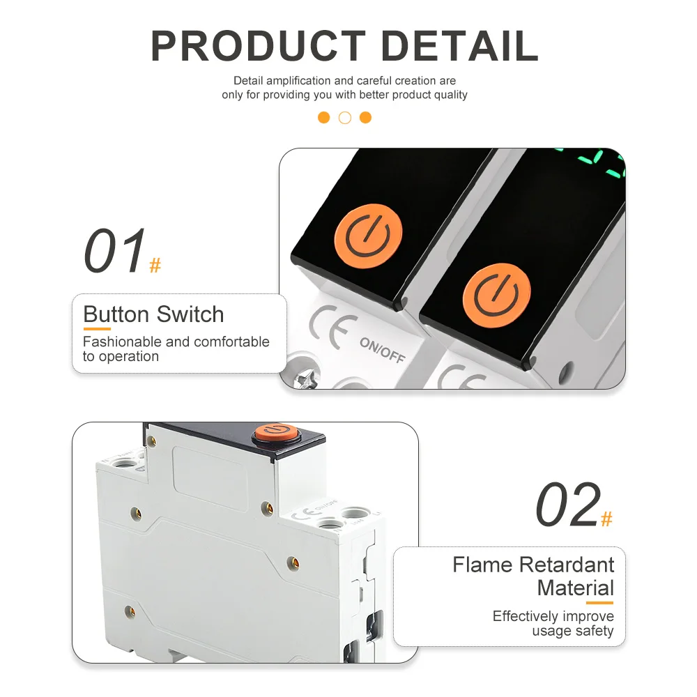 DIY GO TUYA Smartlife 1-63A 1P+N 110V 230V WIFI Smart-Schalter Leistungsschalter Zeitrelais Statusschaltung Stromversorgung – Detail 3
