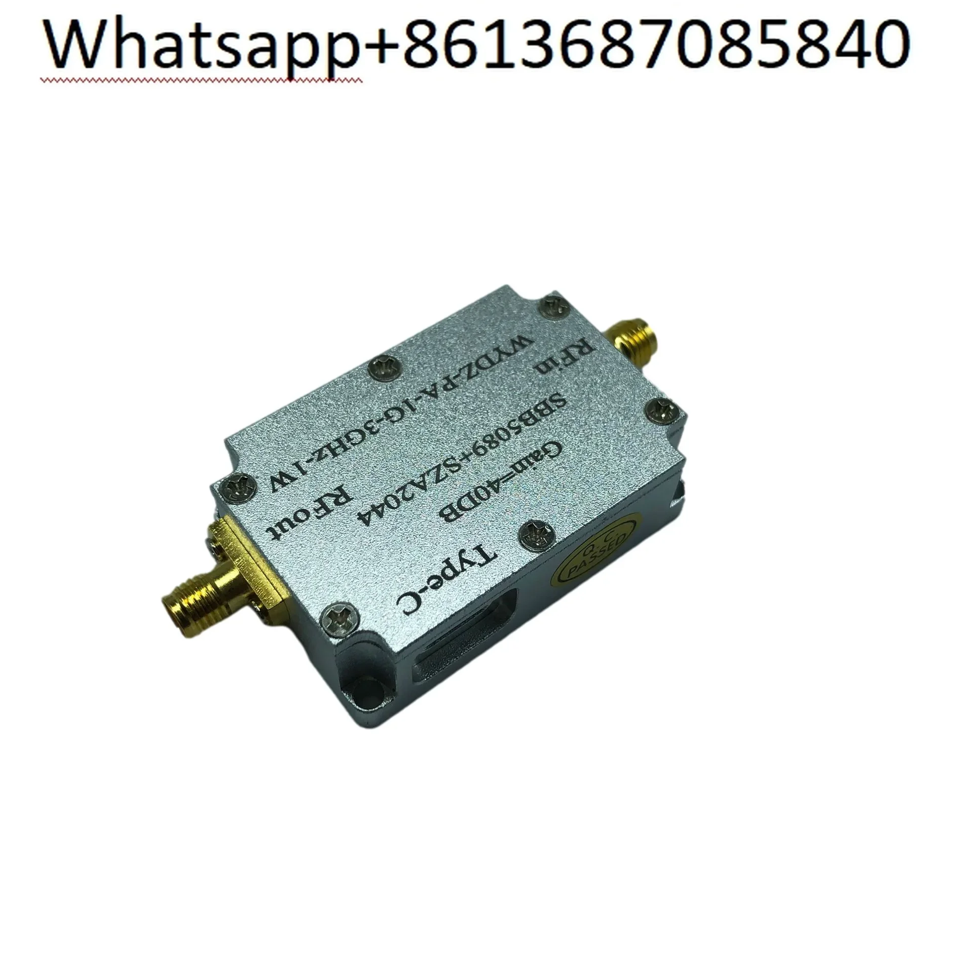 Microwave unidirectional power amplifier SBB5089+SZA2044 2.4GHz 1W 30dBm RF power amplifier