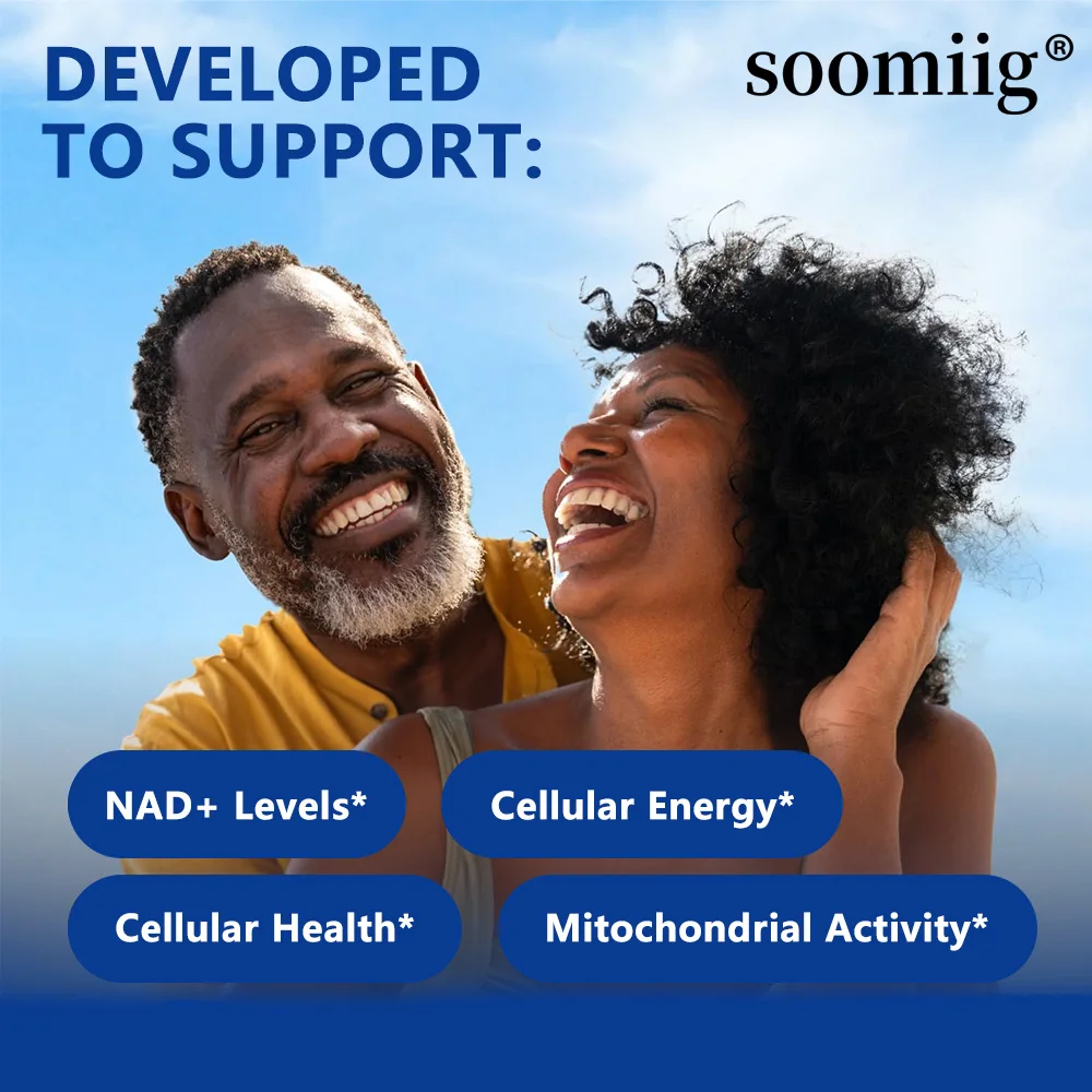 Suplement NAD - z nikotynamid ribosidem i resweratrolu, naturalna energia, zdrowie komórek, działanie przeciwstarzeniowe, wzmacnianie odporności