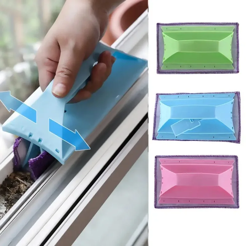 Glass Cleaning Artifact Groove Cleaning Brush Cleaning Window Sill Track Brush Household Window Groove Seam Tool Glass Wiper