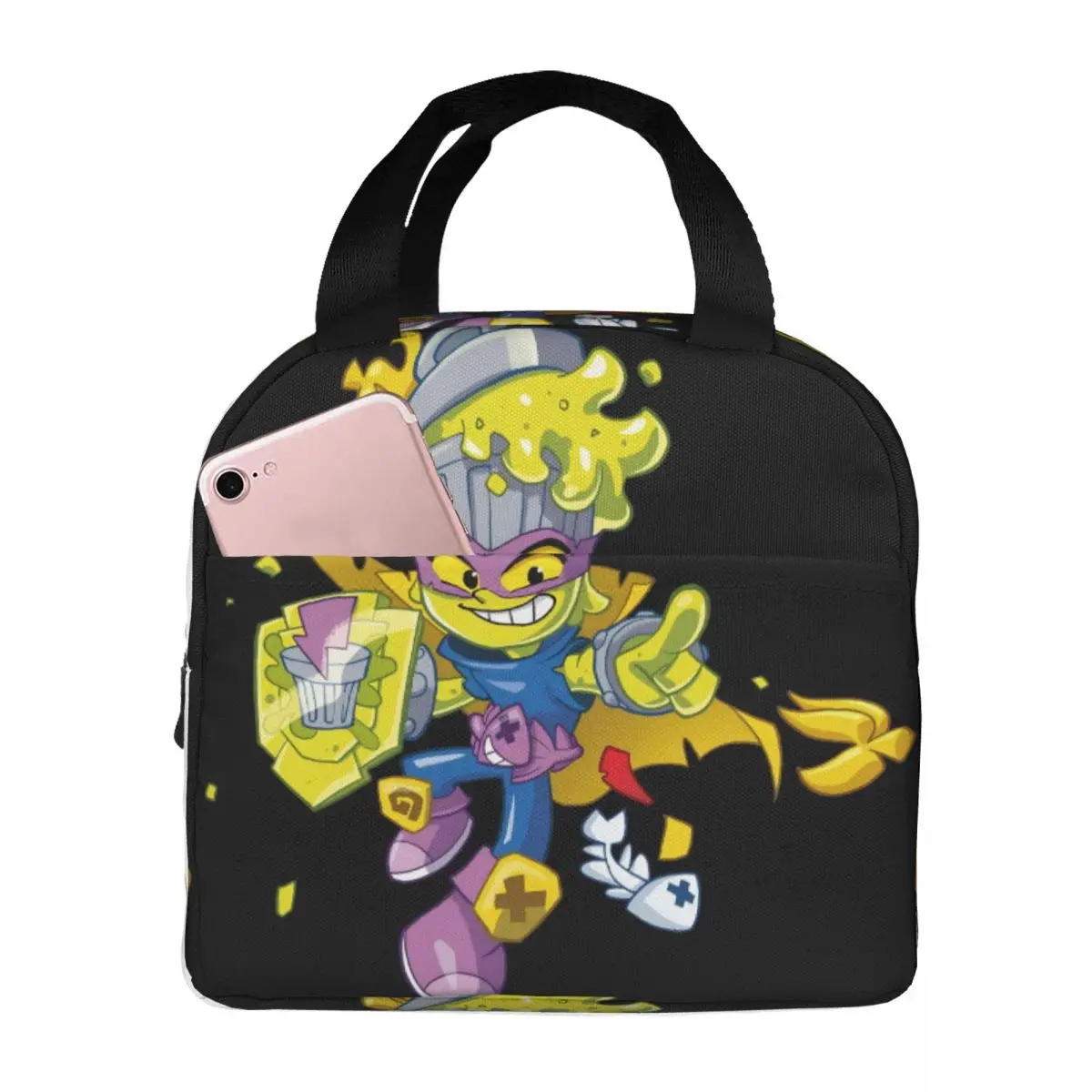أكياس الغداء المعزولة للأطفال من سوبر زينجز، حقيبة حرارية، حاوية للوجبات، سعة عالية، صندوق غداء للرجال والنساء والسفر الجامعي