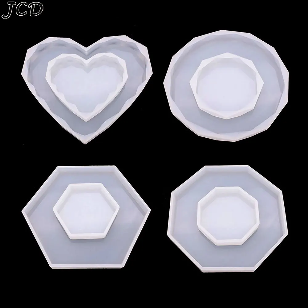 JCD 3D Diamant Liebe Herz Form Silikon Formen für Epoxidharz Juwelier Tablett Harz Formen Anhänger Schmuck Machen Für Handwerk