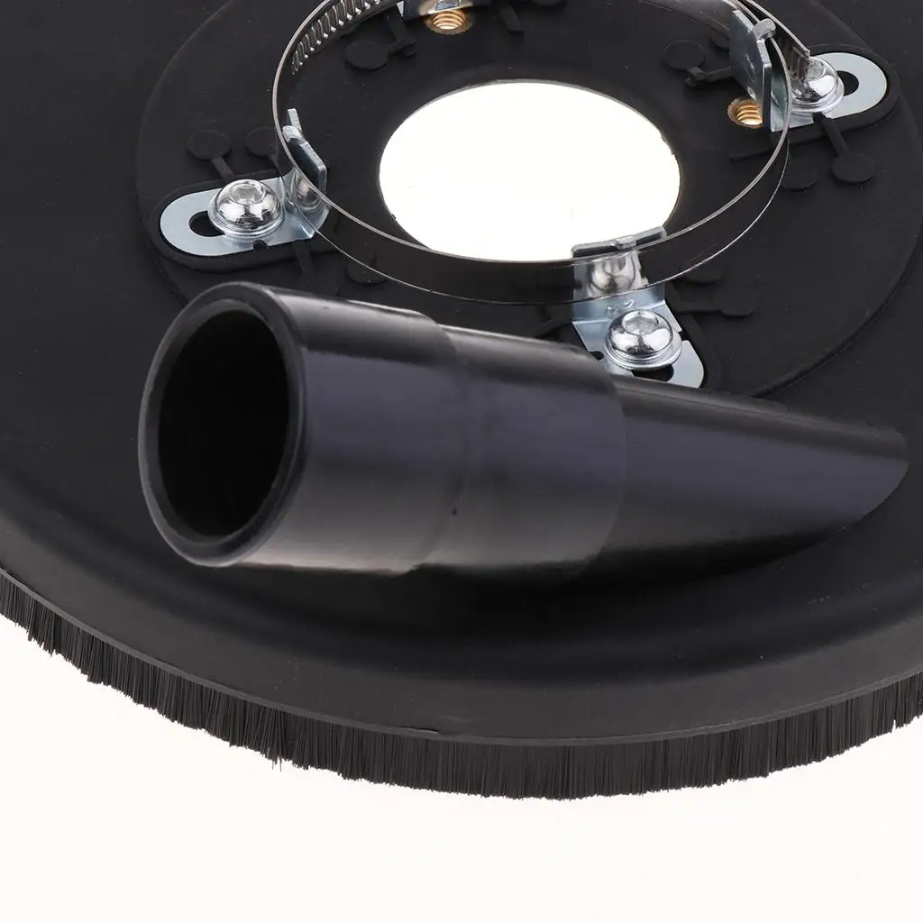 Angle Grinder Dust Shroud 7 Inch Nylon Short Cup with Vacuum Port Heavy Duty Cover for Dry Grinding Tasks