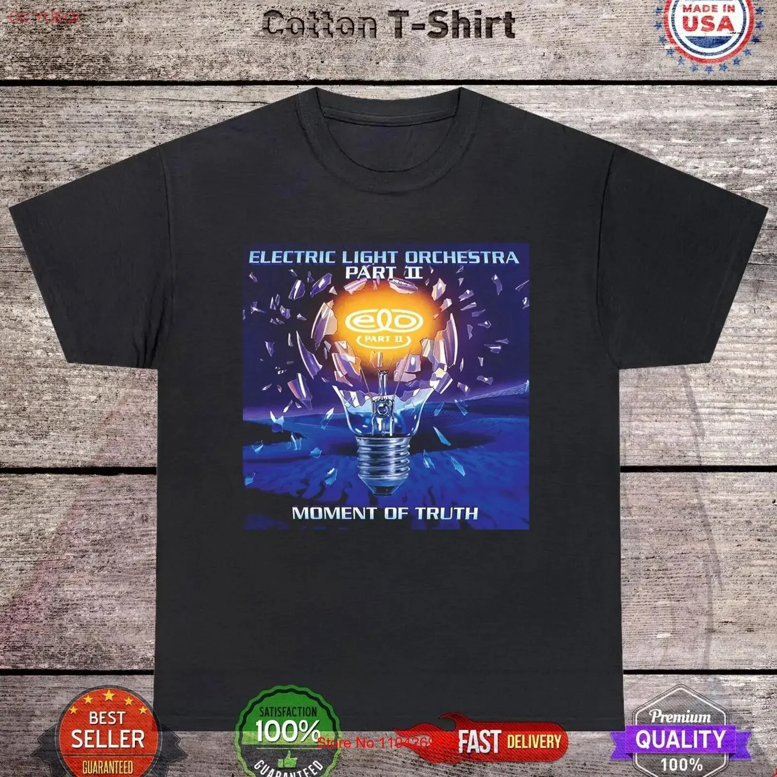 Electric Light Orchestra Part II The Moment Of Truth T Shirt All Size S 5XL long or short sleeves vintage Washed Unisex