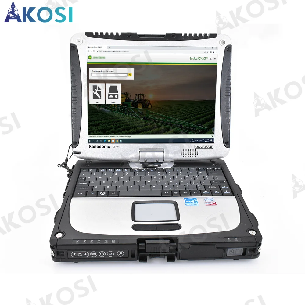 CF19 Laptop install EDL V2 for advisor Agriculture Tractor Construction Diagnostic V5.3 Service EDL v2 Electronic Data Link tool