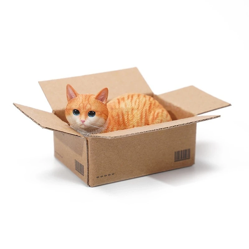 Express cat 2.0 cute healing cute pet mini model ornament peripheral shooting figure