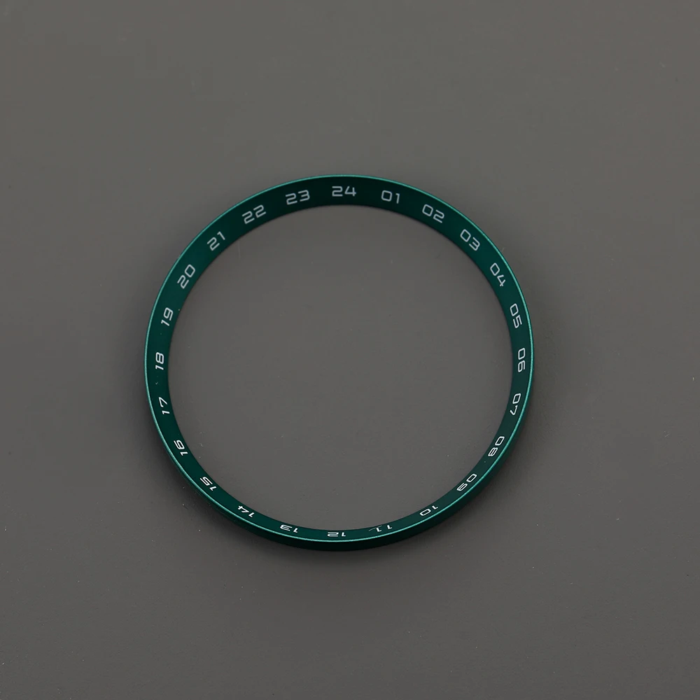 Mod Red Black Green Blue 31.4mm Watch Parts SKX6105 Chapter Ring with Number Fit For 6105 Watch Case for NH35 NH36 Movement