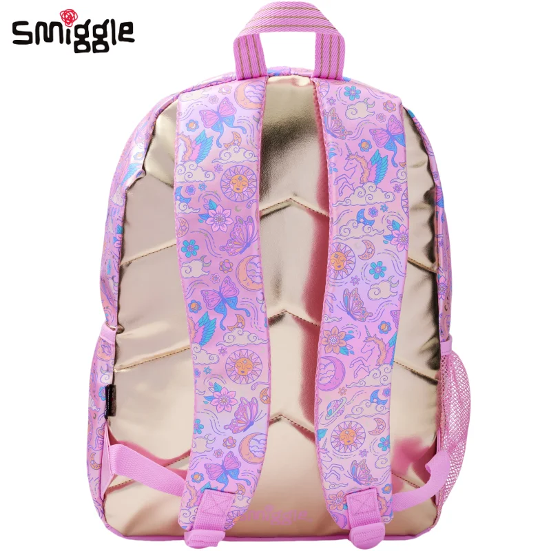 Hot Australian Smiggle Girls\' Backpack Large Capacity Primary School Cute Lightweight Cartoon Backpack Start of School Gift