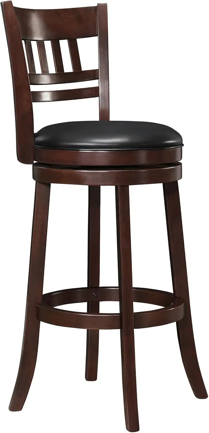 

Shapel Swivel Pub Height Barstool, 30""Sh, Cherry (Lattice Back)