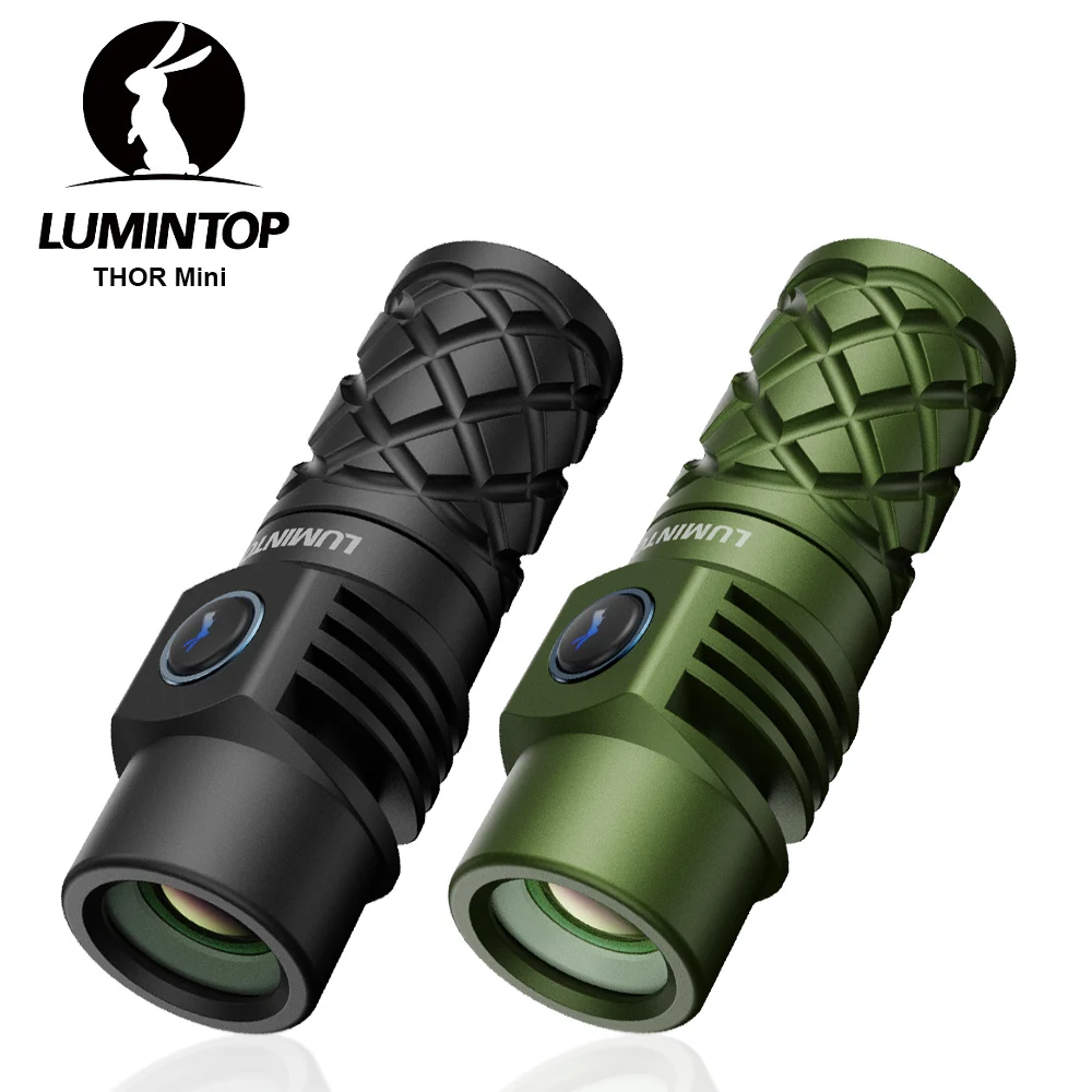 EDC LEP Flashlight Lantern LED Keychain Lights 18350 Powerful Lamp 700 Meters Self Defense Camping Tent Outdoor Torch THOR Mini