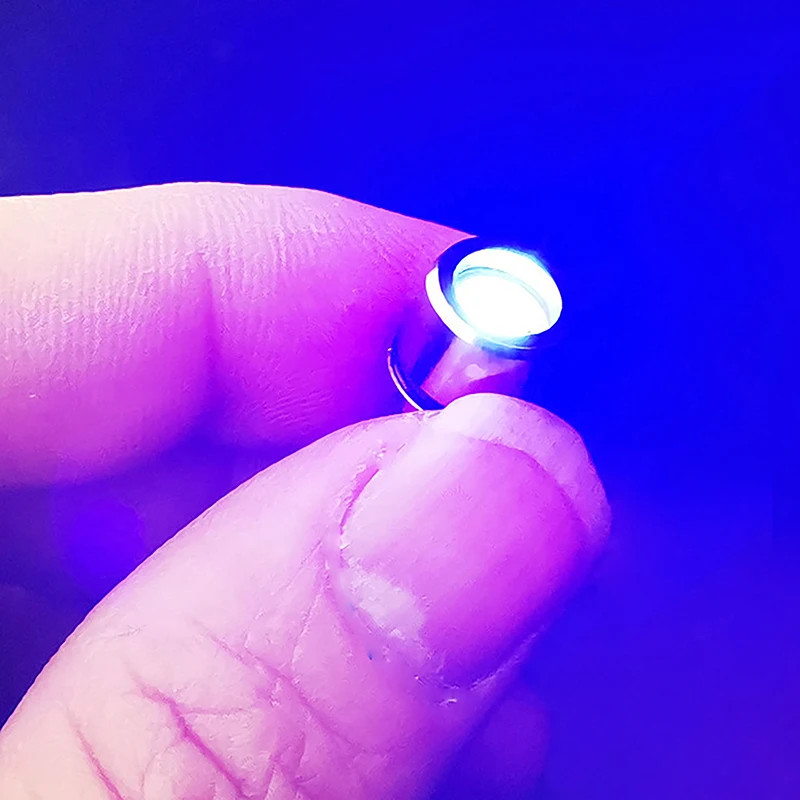 6 stks Miniatuur Led Lamp Model Lichtgevende Licht Metalen Speelgoed voor Diy Model Maken/Huis Decoratie/Diorama Met Batterijen