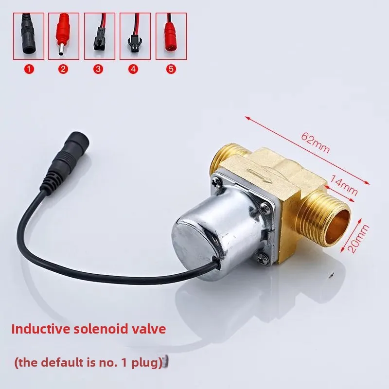 Intelligent induction faucet solenoid induction urinal solenoid urinal flush 6V universal