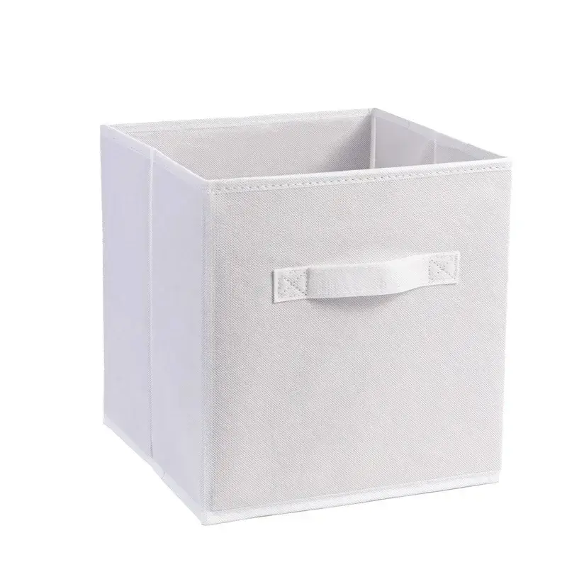 Non Woven Storage Box with Handles Foldable Fabric Storage Cube Colorful Organizer for Clothes Toys Books Shelves Closet Nursery - Image 26