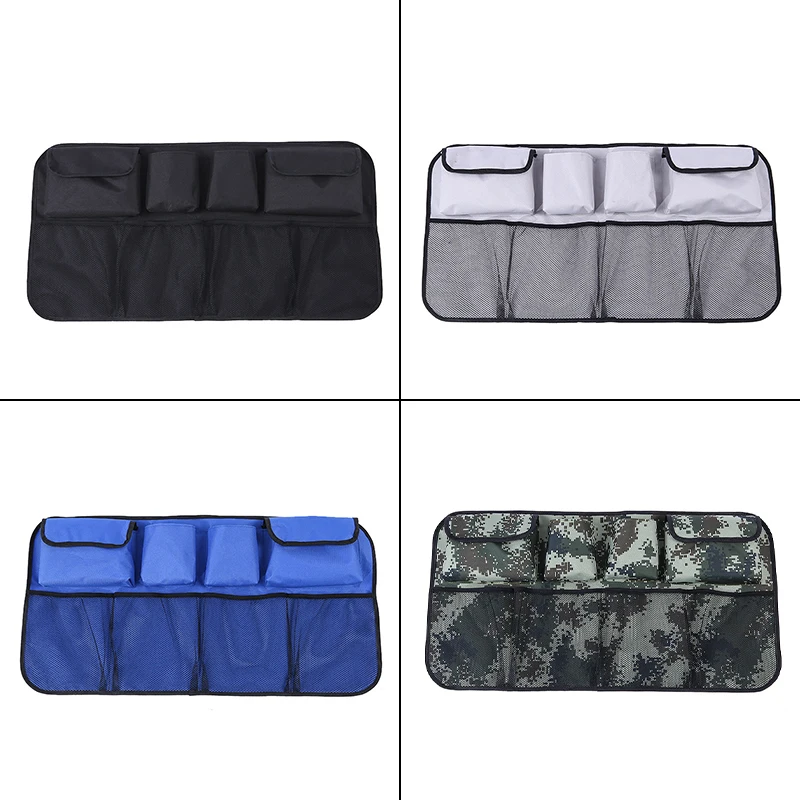 Large Capacity Car Trunk Organizer Adjustable Buckle Backseat Hanging Storage Bag Foldable Pocket Universal SUV Car Accessories