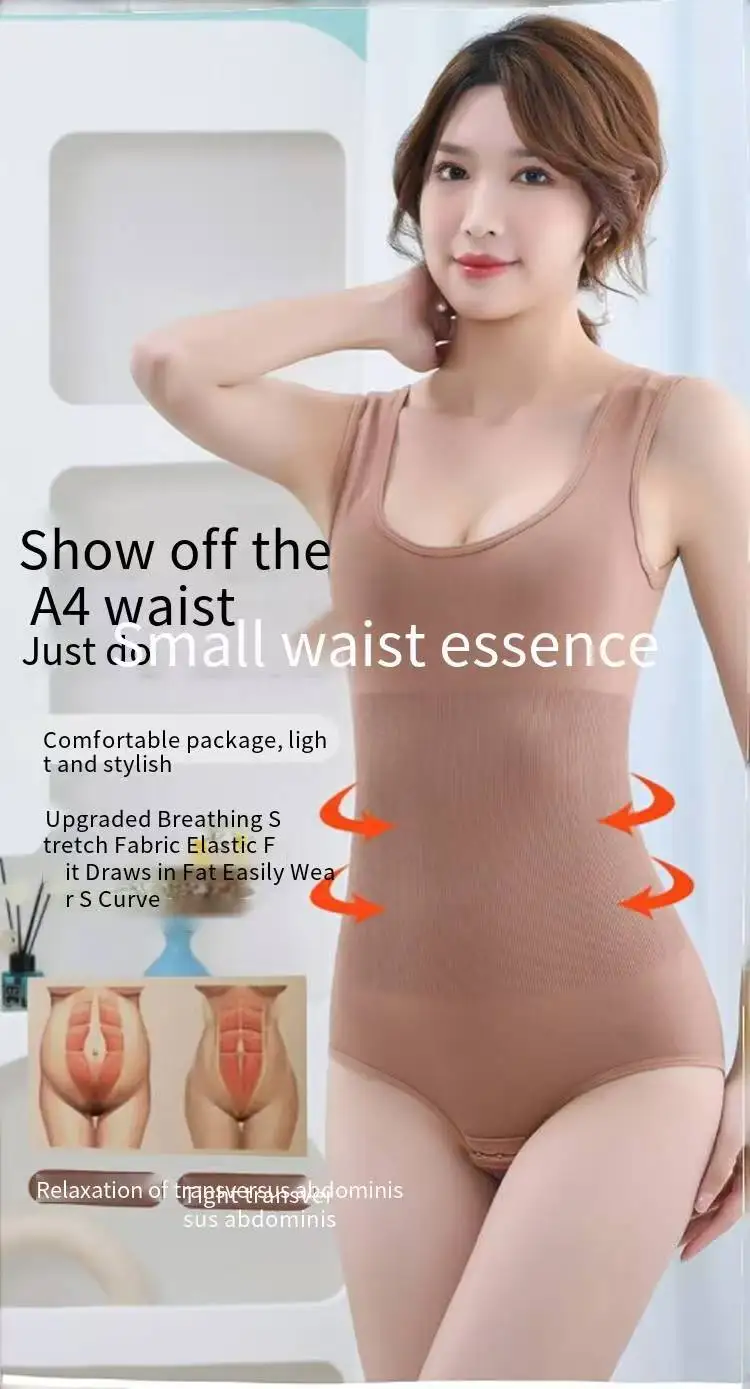 All-Day Comfort Shaping Bodysuits: Light Compression, Open Crotch Design, Perfect Shapewear for Every Day