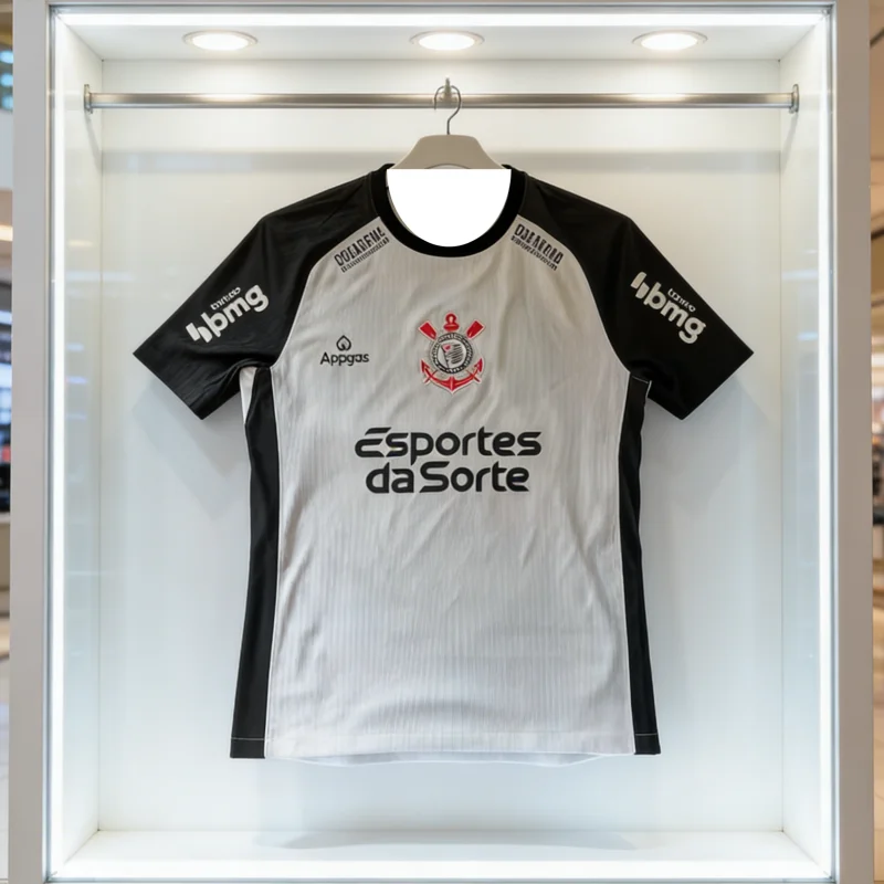 2026 Saison San Collins Paulista Heim-Sporttrikot YK2 – Leicht, bequem, atmungsaktiv, ideal für den täglichen Familiengebrauch und passende T-Shirts – Detail 1