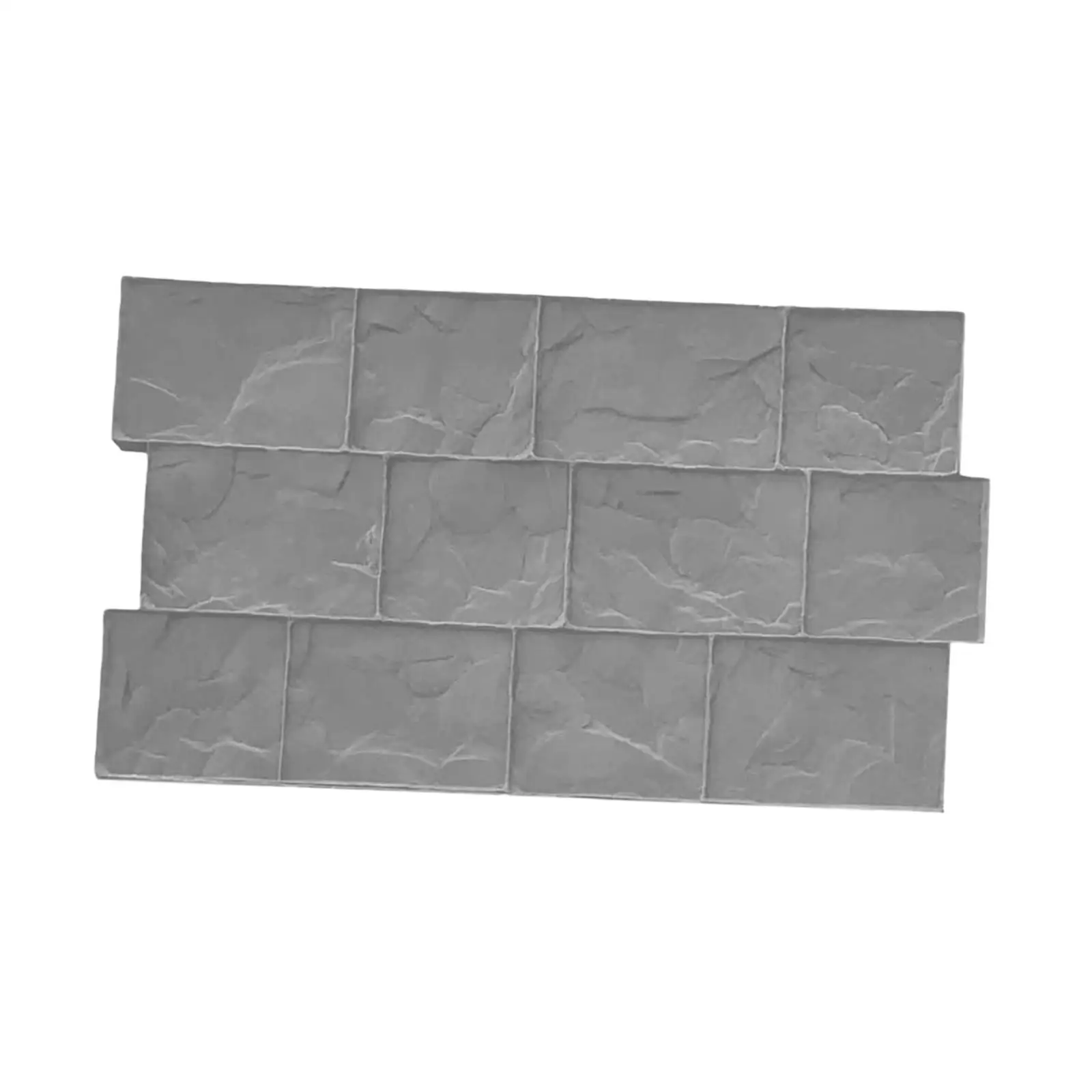 حصيرة ختم الخرسانة مقاومة للاهتراء المحمولة الحرفية الصخور الملمس نسيج الحجر الواقعي لحديقة فناء جدار درب فناء