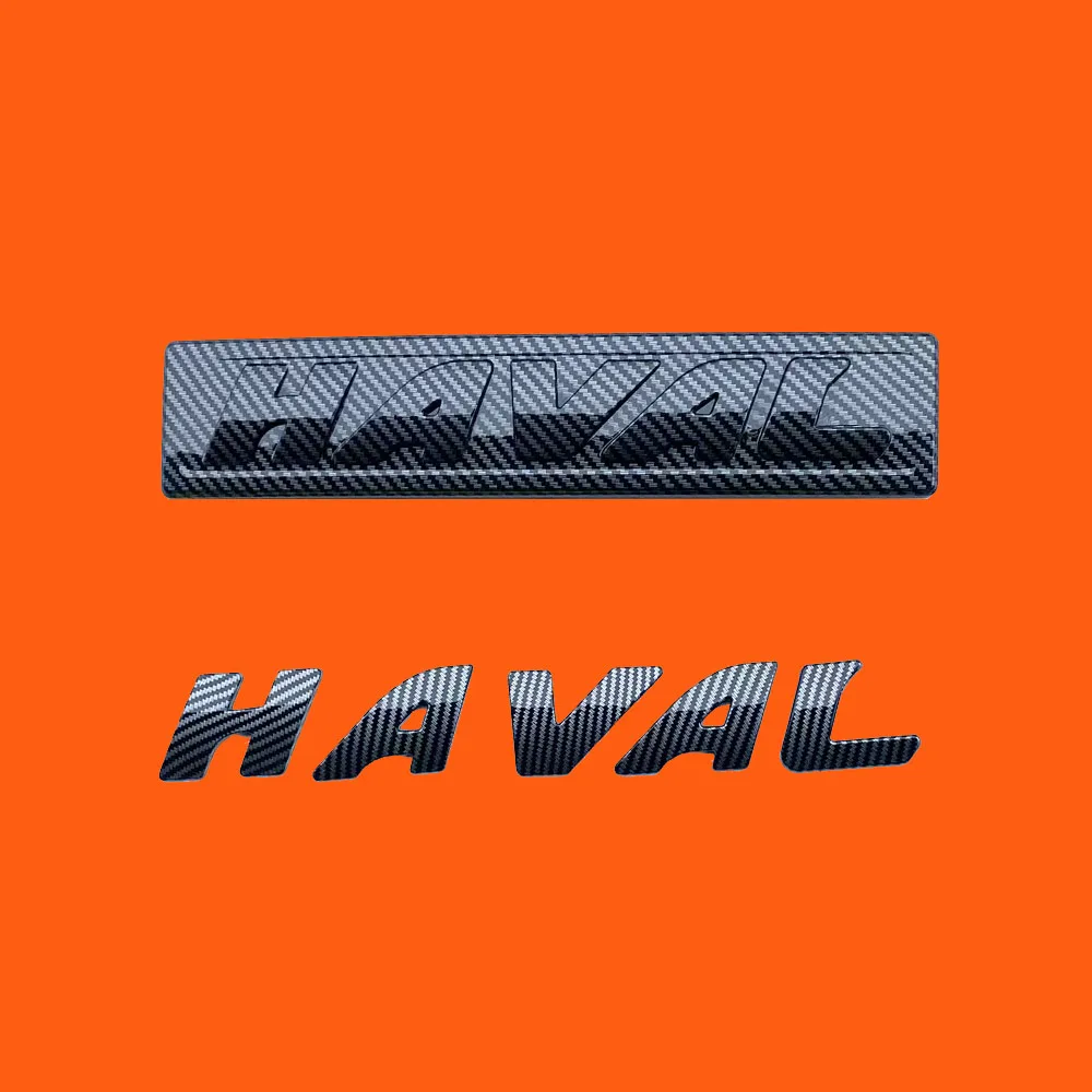 Front Grille Hood Logo Stickers For Haval H6 Front Rear Trunk Styling Emblem Paste Car Accessories