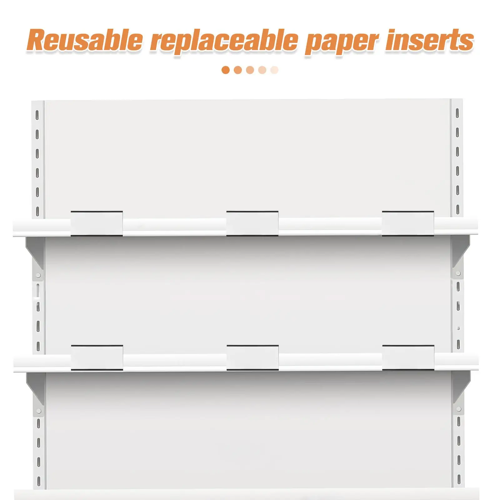 10 set Magnetic Label Holder Name Tag Clip Shelf Sign ganizer Warehouse Office Refrigerator File Cabinet Whiteboard Reusable